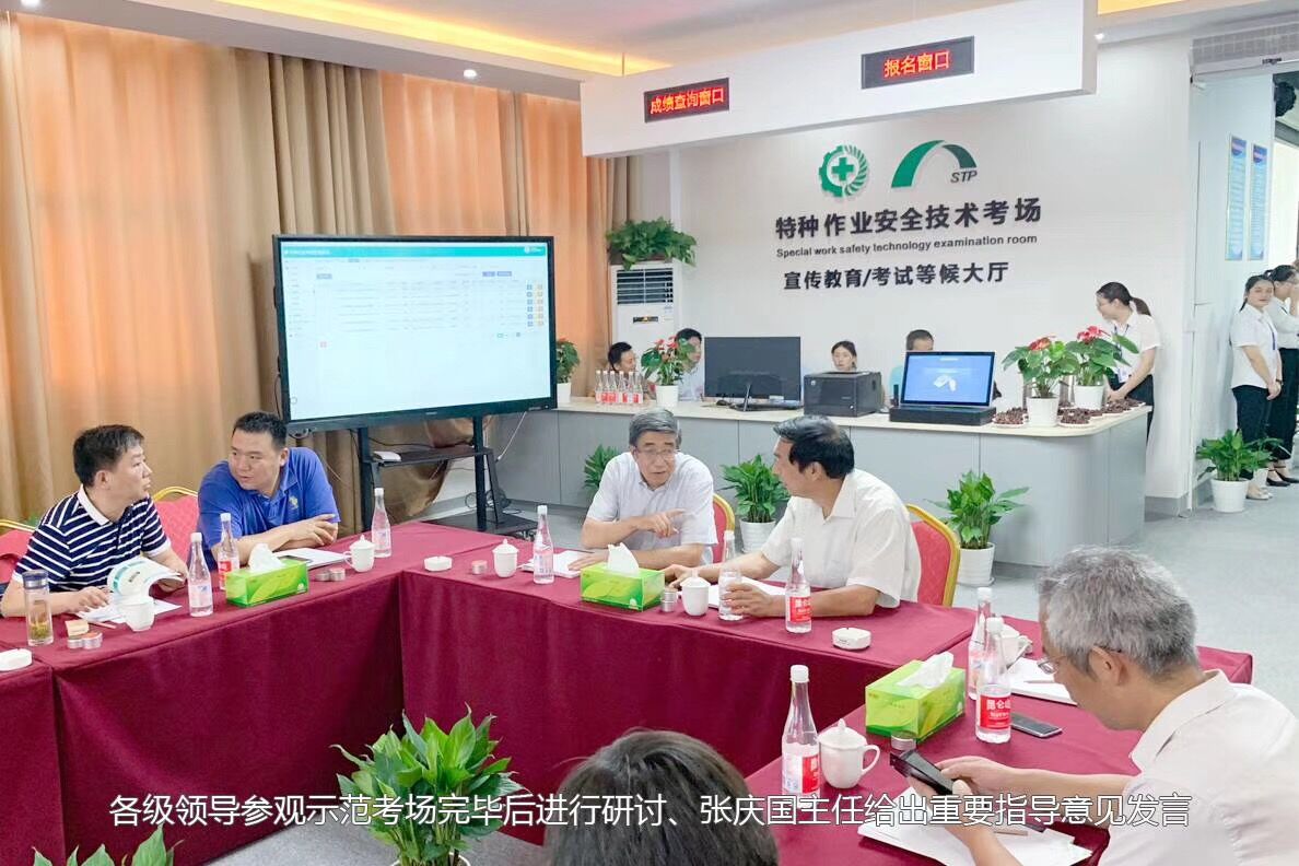 国家应急管理部及湖北省厅领导莅临武汉市腾亚科技有限公司参观指导工作